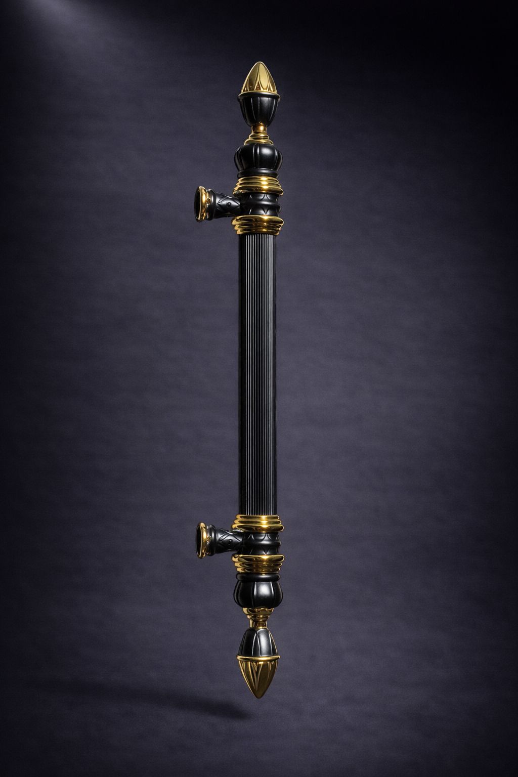 Black and gold premium pull handle
